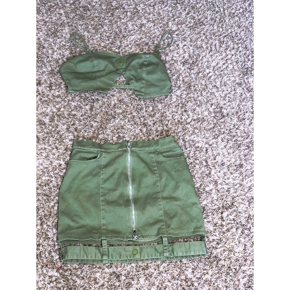 Army Green 2 Piece Set